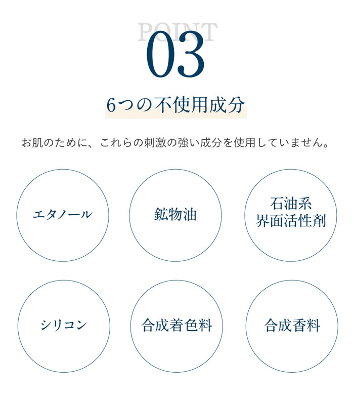 03.6つの不使用成分